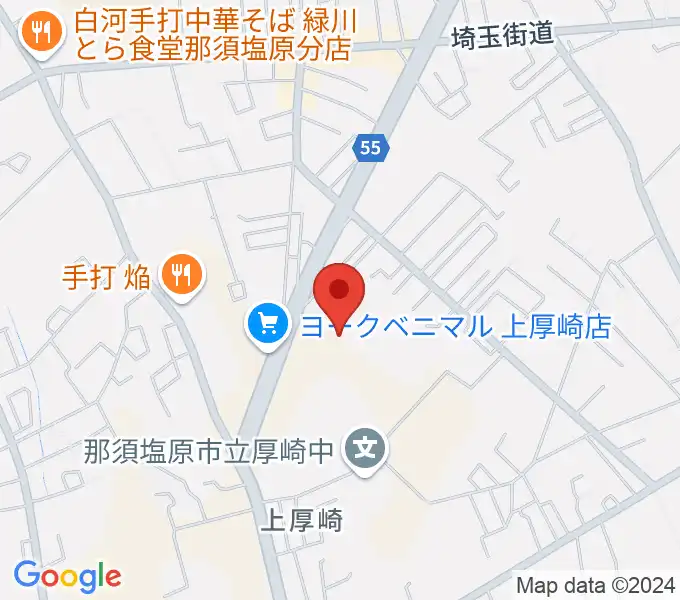 石川スポーツグラウンドくろいそ野球場の地図