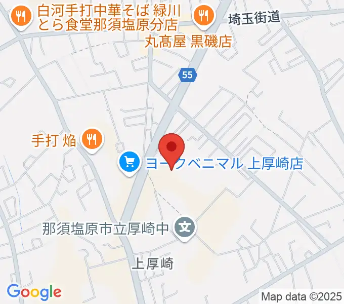 石川スポーツグラウンドくろいそ野球場の地図