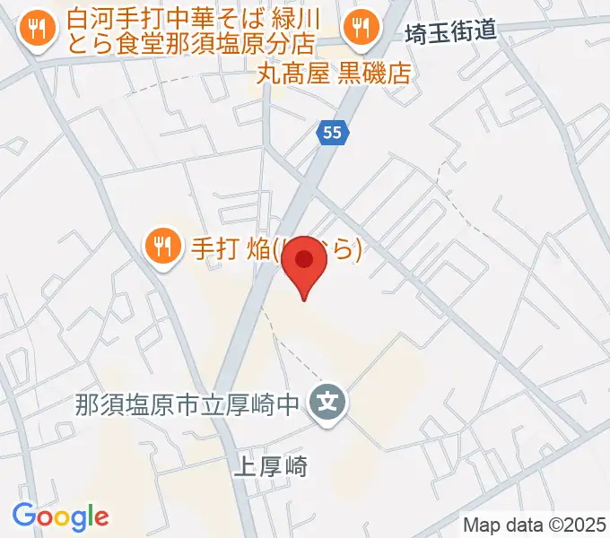 石川スポーツグラウンドくろいそ野球場の地図
