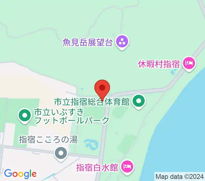 新川床マリン球場の地図