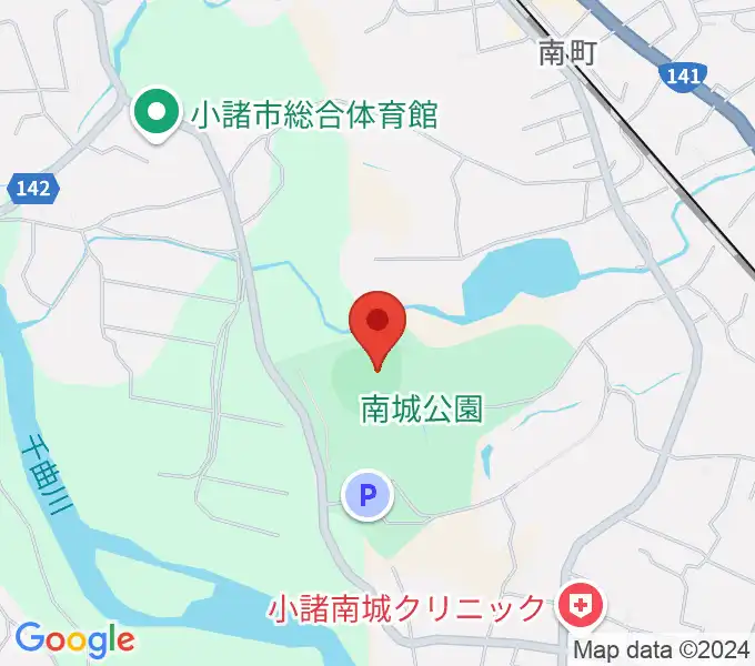 大栄小諸球場の地図