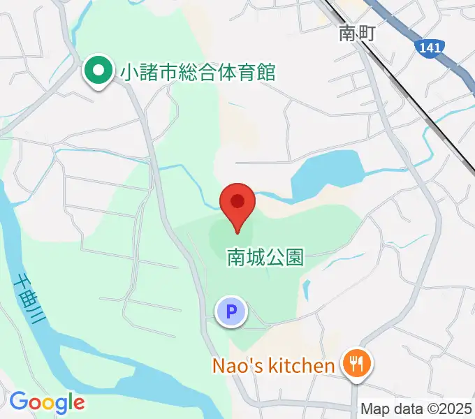 大栄小諸球場の地図