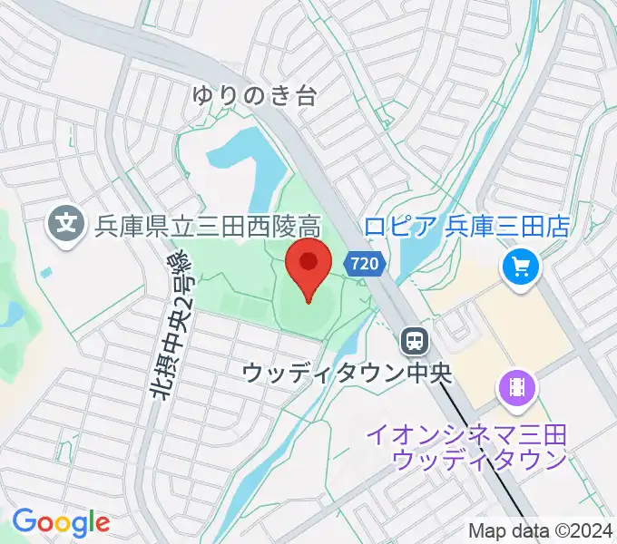 親和学園駒ケ谷野球場の地図