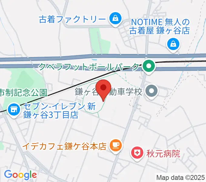 福太郎スタジアムの地図
