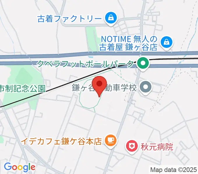 福太郎スタジアムの地図