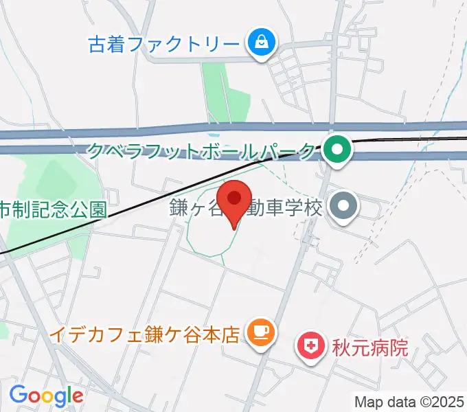 福太郎スタジアムの地図
