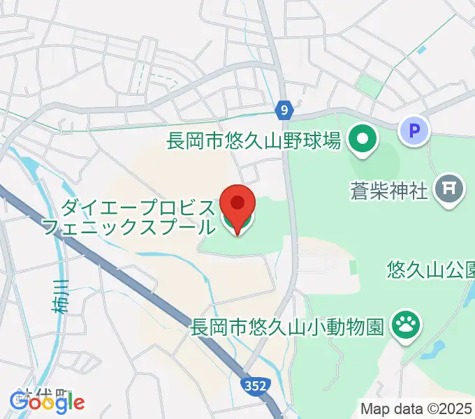 ダイエープロビスフェニックスプールの地図