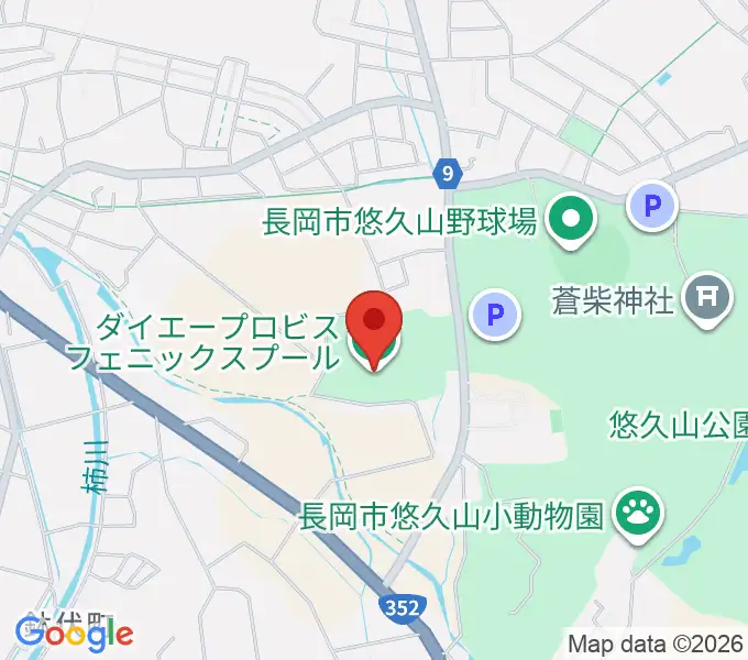 ダイエープロビスフェニックスプールの地図