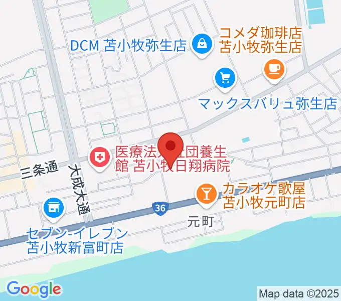 アブロス矢代スポーツセンターの地図