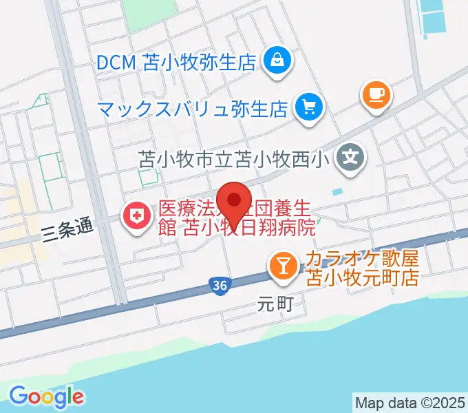 アブロス矢代スポーツセンターの地図