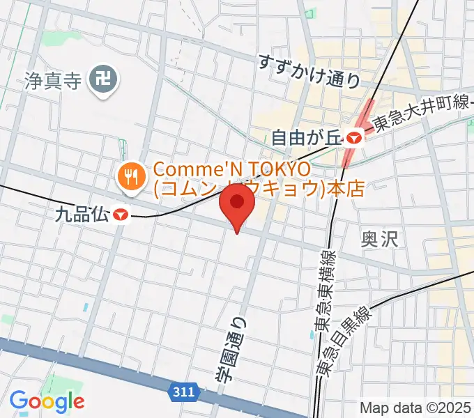 サークルサウンズの地図
