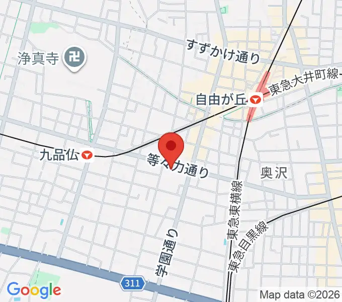 サークルサウンズの地図
