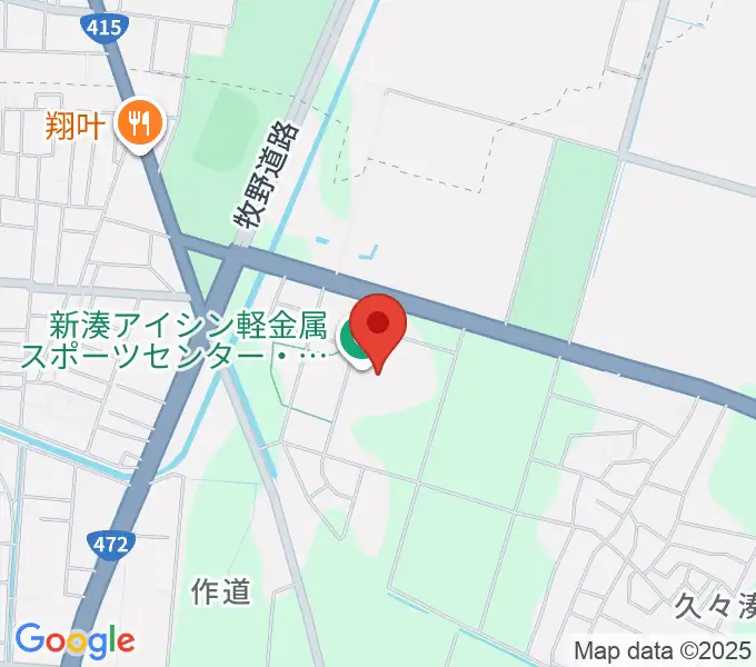 新湊アイシン軽金属スポーツセンターの地図