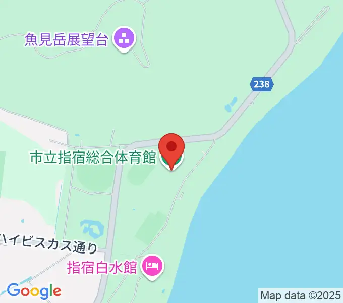 指宿総合体育館の地図