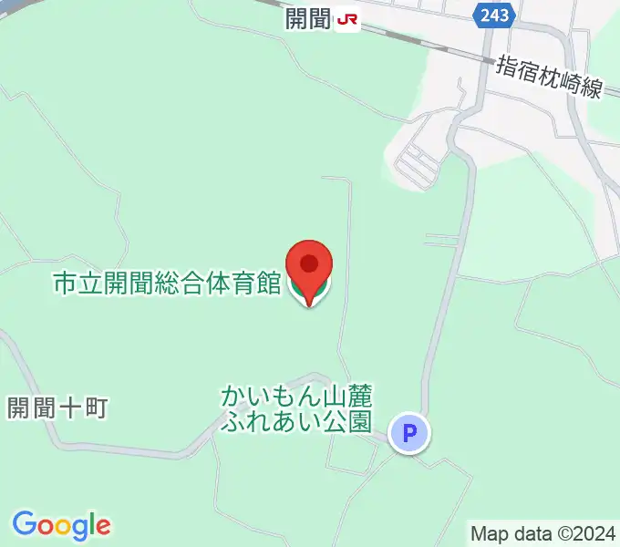 開聞総合体育館の地図