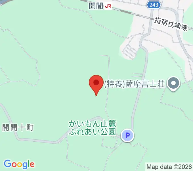 開聞総合体育館の地図