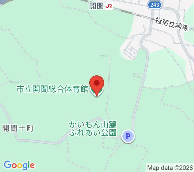 開聞総合体育館の地図