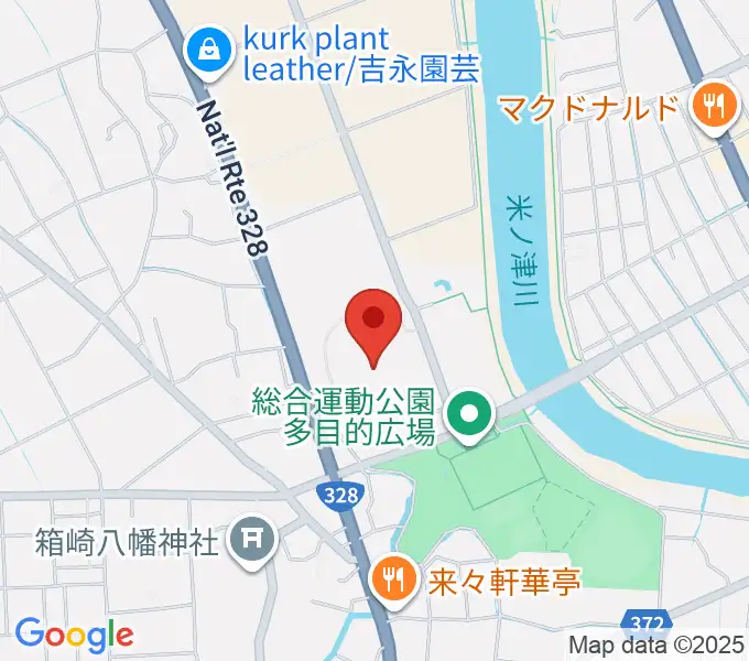 マルマエスタジアム出水の地図