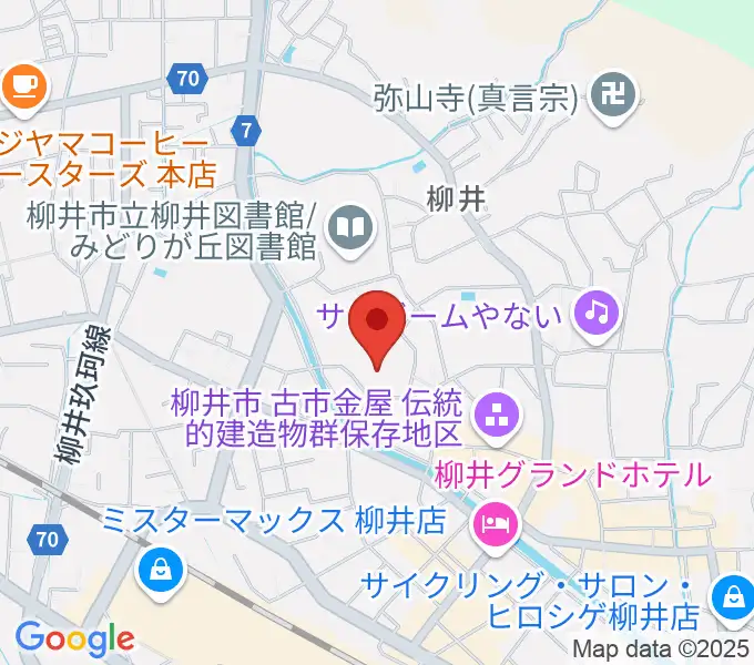 バタフライアリーナの地図