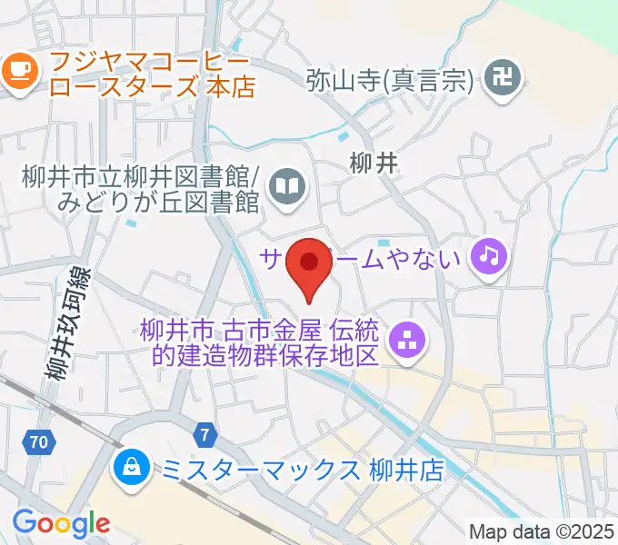 バタフライアリーナの地図