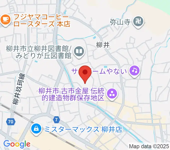 バタフライアリーナの地図