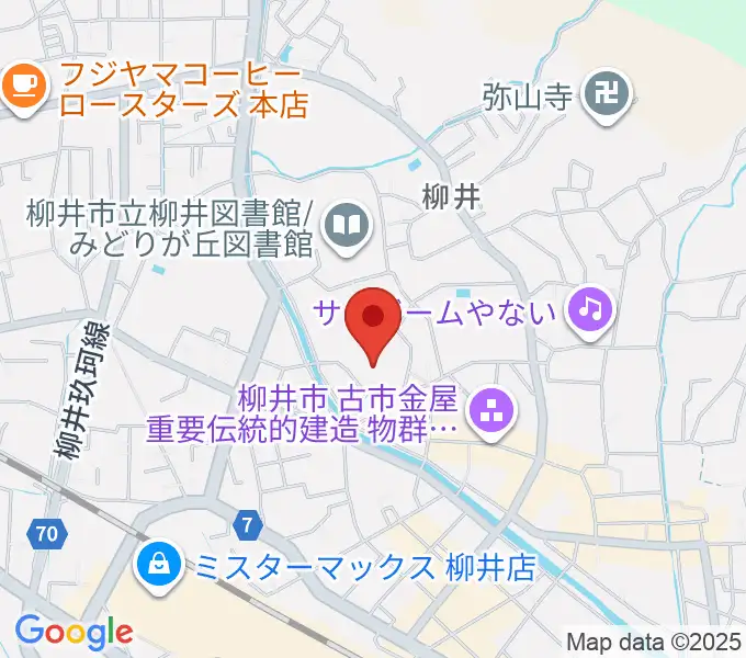 バタフライアリーナの地図