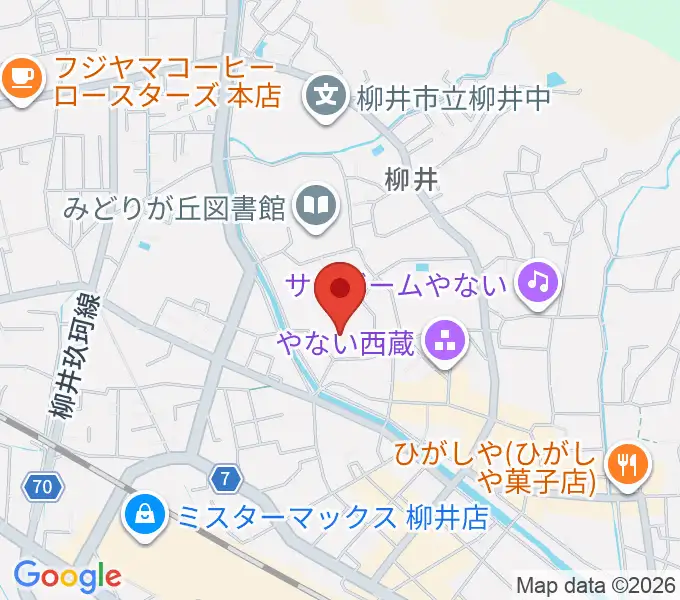 バタフライアリーナの地図