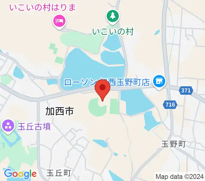 アラジンスタジアムの地図