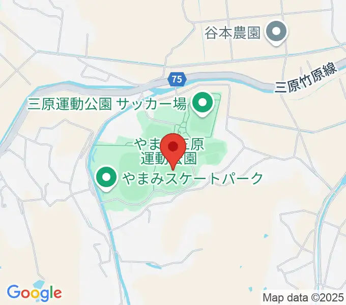 やまみ三原市民球場の地図