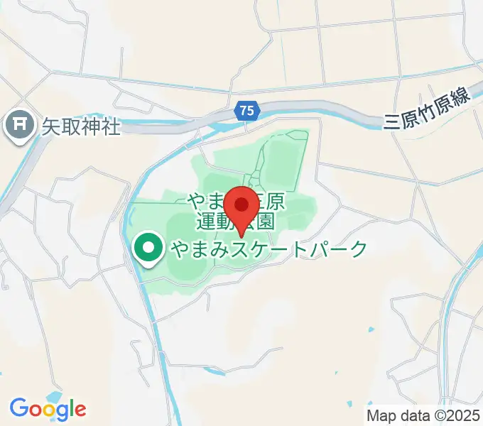 やまみ三原市民球場の地図