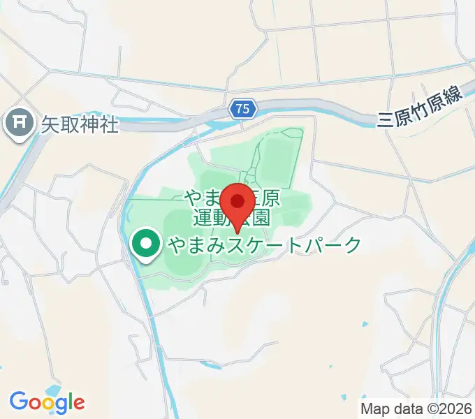 やまみ三原市民球場の地図
