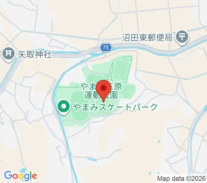 やまみ三原市民球場の地図