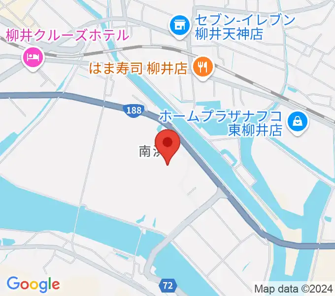 ビジコム柳井スタジアムの地図