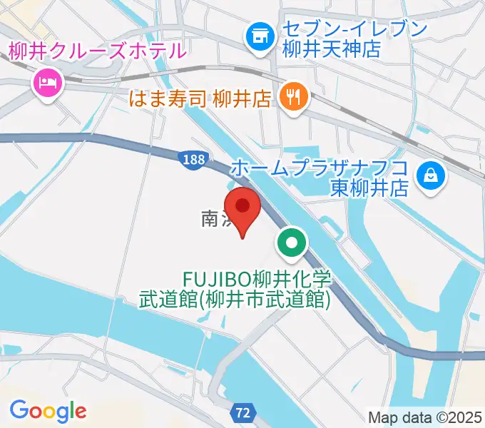ビジコム柳井スタジアムの地図