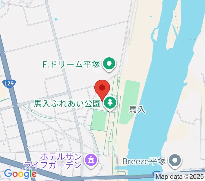 ひらつかサン・ライフアリーナの地図
