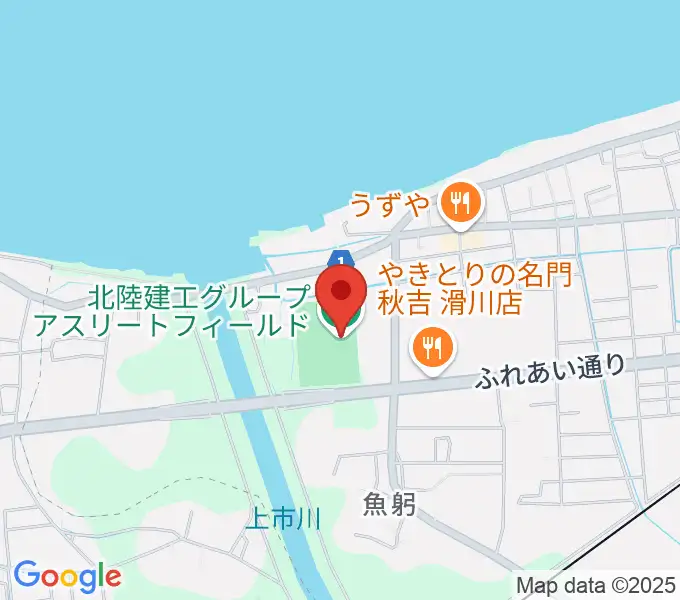 北陸建工グループ アスリートフィールドの地図