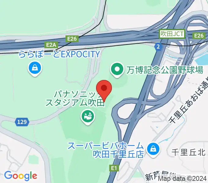 MKタクシーフィールドエキスポの地図