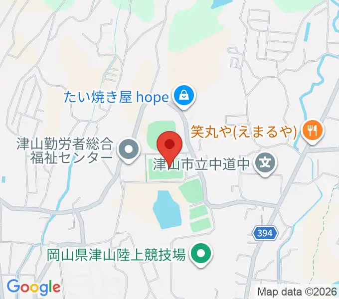 ワードシステムフィールドの地図