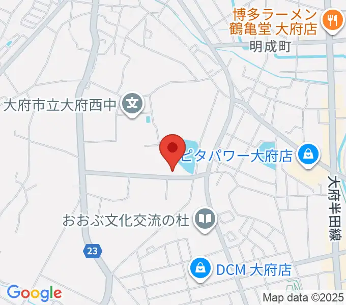 ナルキュウ体育センターの地図