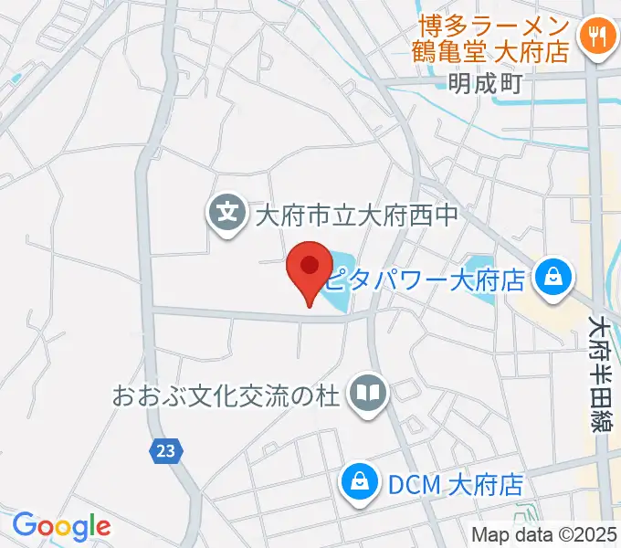 ナルキュウ体育センターの地図