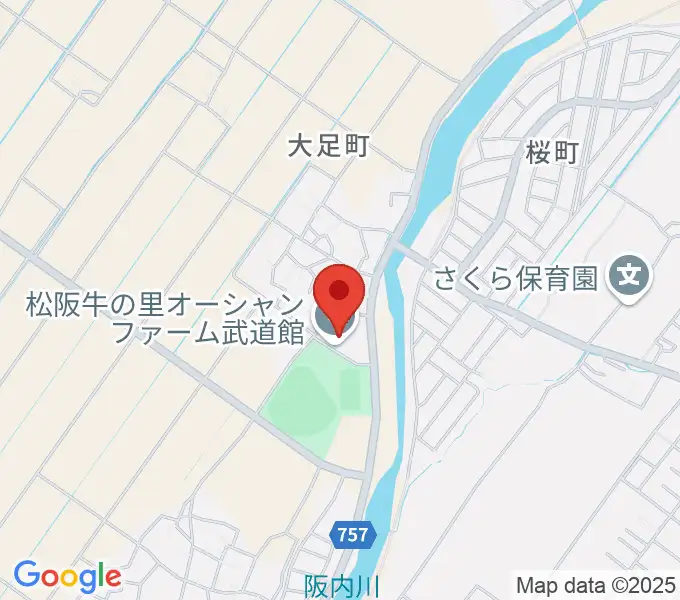 松阪牛の里オーシャンファーム武道館の地図
