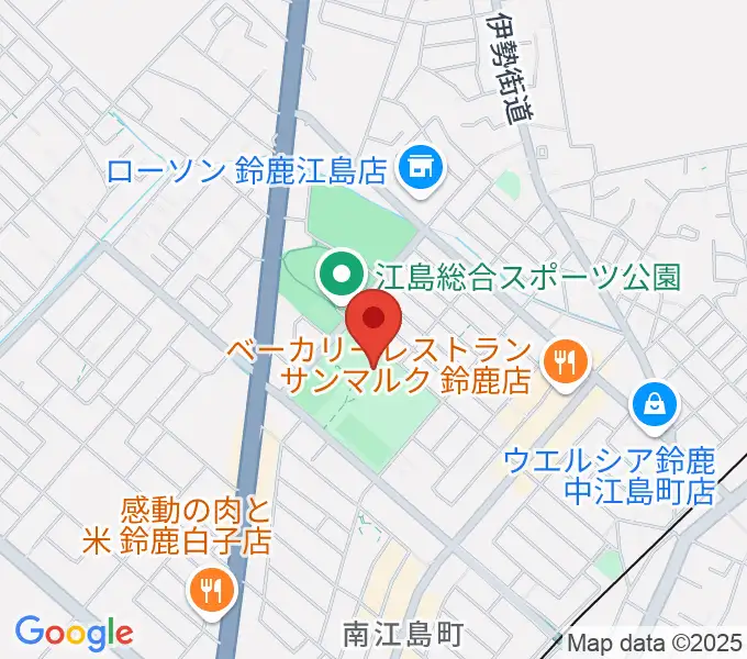 AGF鈴鹿体育館の地図