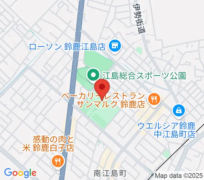 AGF鈴鹿体育館の地図