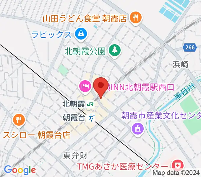 サウンドスタジオ アベルの地図