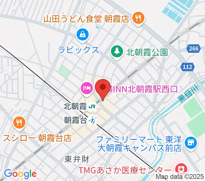 サウンドスタジオ アベルの地図