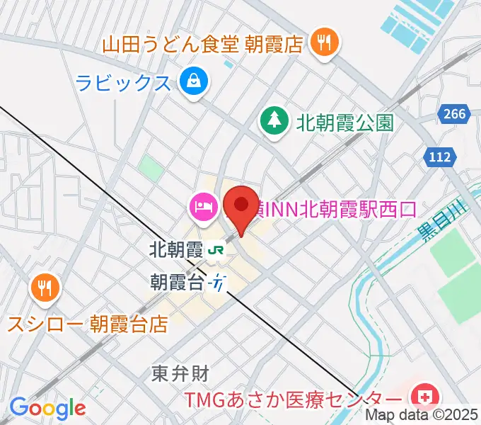 サウンドスタジオ アベルの地図