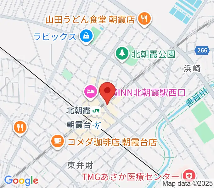サウンドスタジオ アベルの地図
