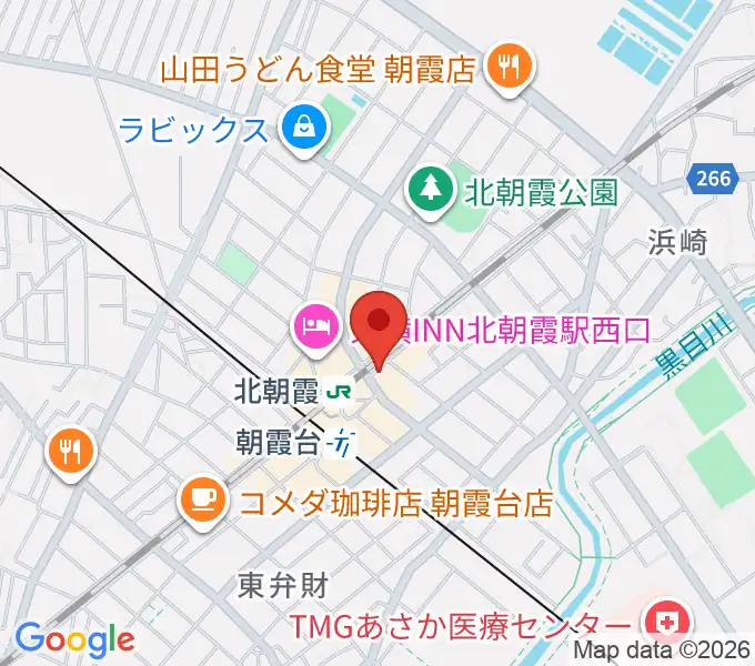 サウンドスタジオ アベルの地図
