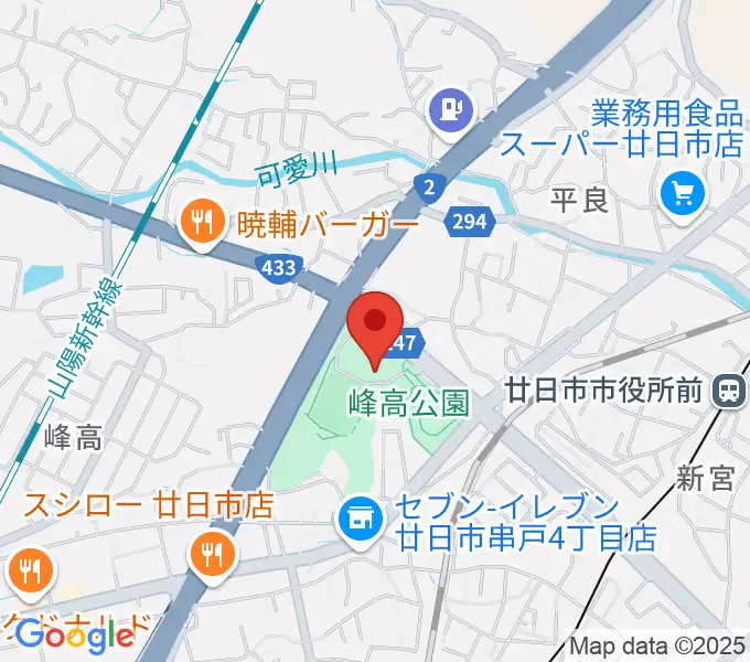 グローバルリゾート総合スポーツセンターサンチェリーの地図