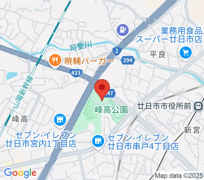 グローバルリゾート総合スポーツセンターサンチェリーの地図